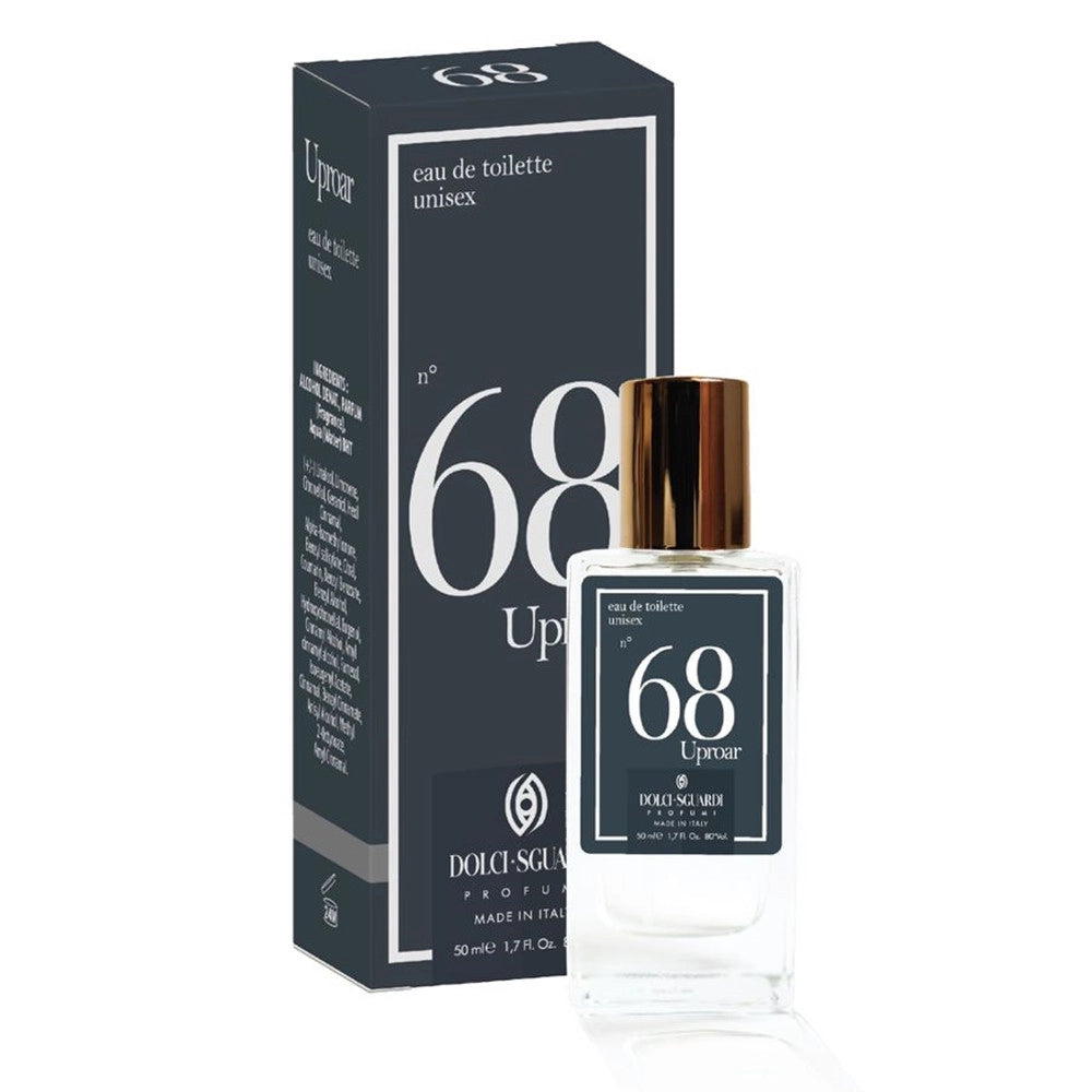 Trade Shop - Profumo Corpo Eau De Toilette Unisex N°68 Uproar 50ml Fragranza Lussuosa Avvolgente 014894 -