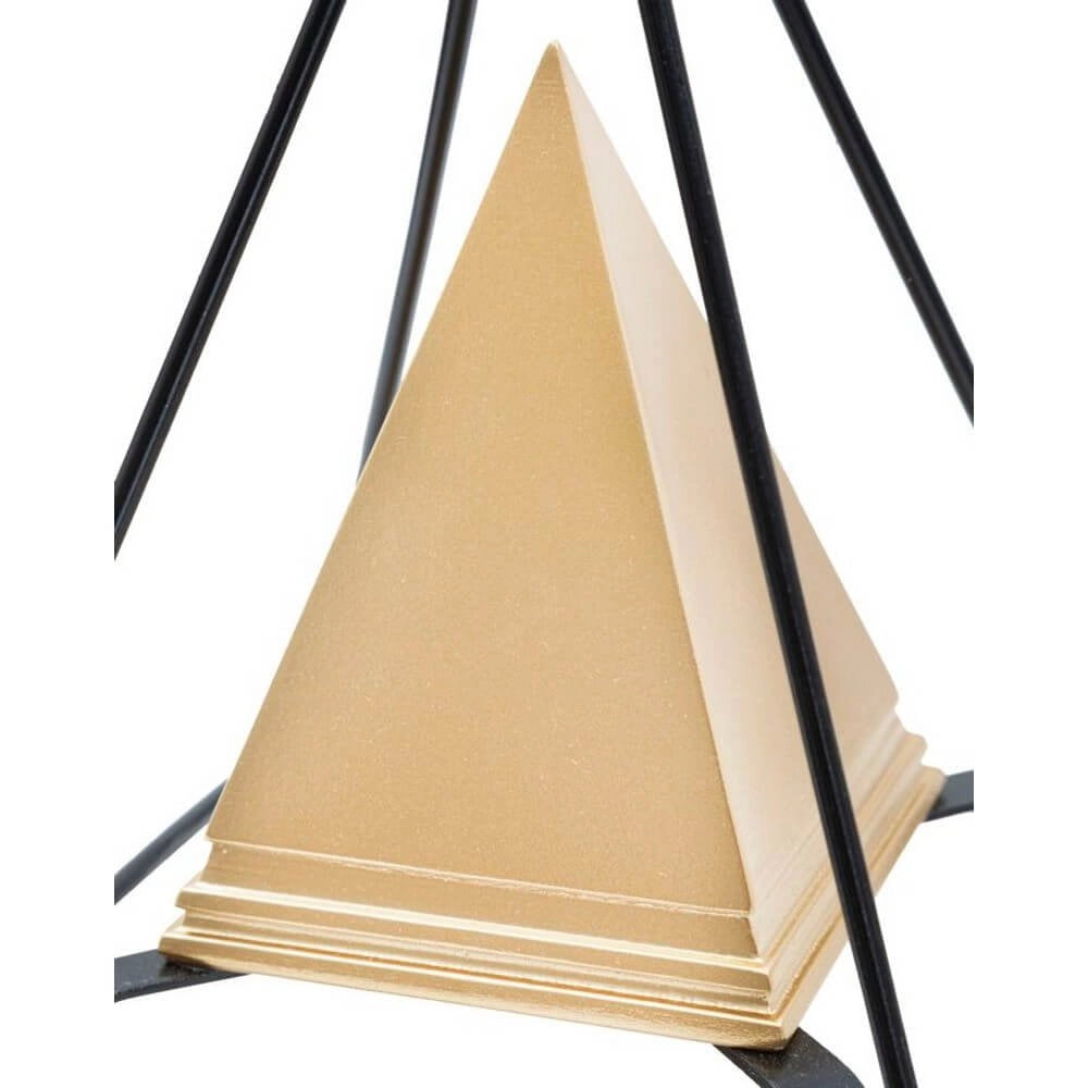 Soprammobile statua dorata di piramide - PYRAMIX