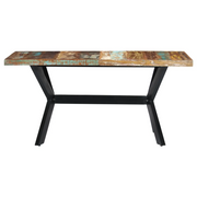 Tavolo da Pranzo 160x80x75 cm in Legno Massello di Recupero 247435