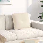 Cuscino per Schiena Beige 50 x 45 cm Tessuto in Microfibra