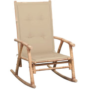 Sedia a Dondolo con Cuscino in BambÃ¹ cod mxl 46290