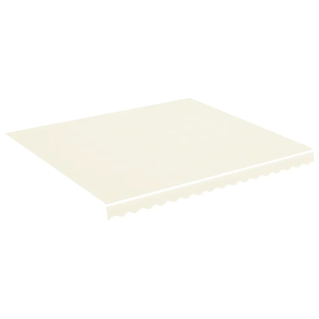 Tessuto di Ricambio per Tenda da Sole Crema 400x350 cm Poliestere 311928