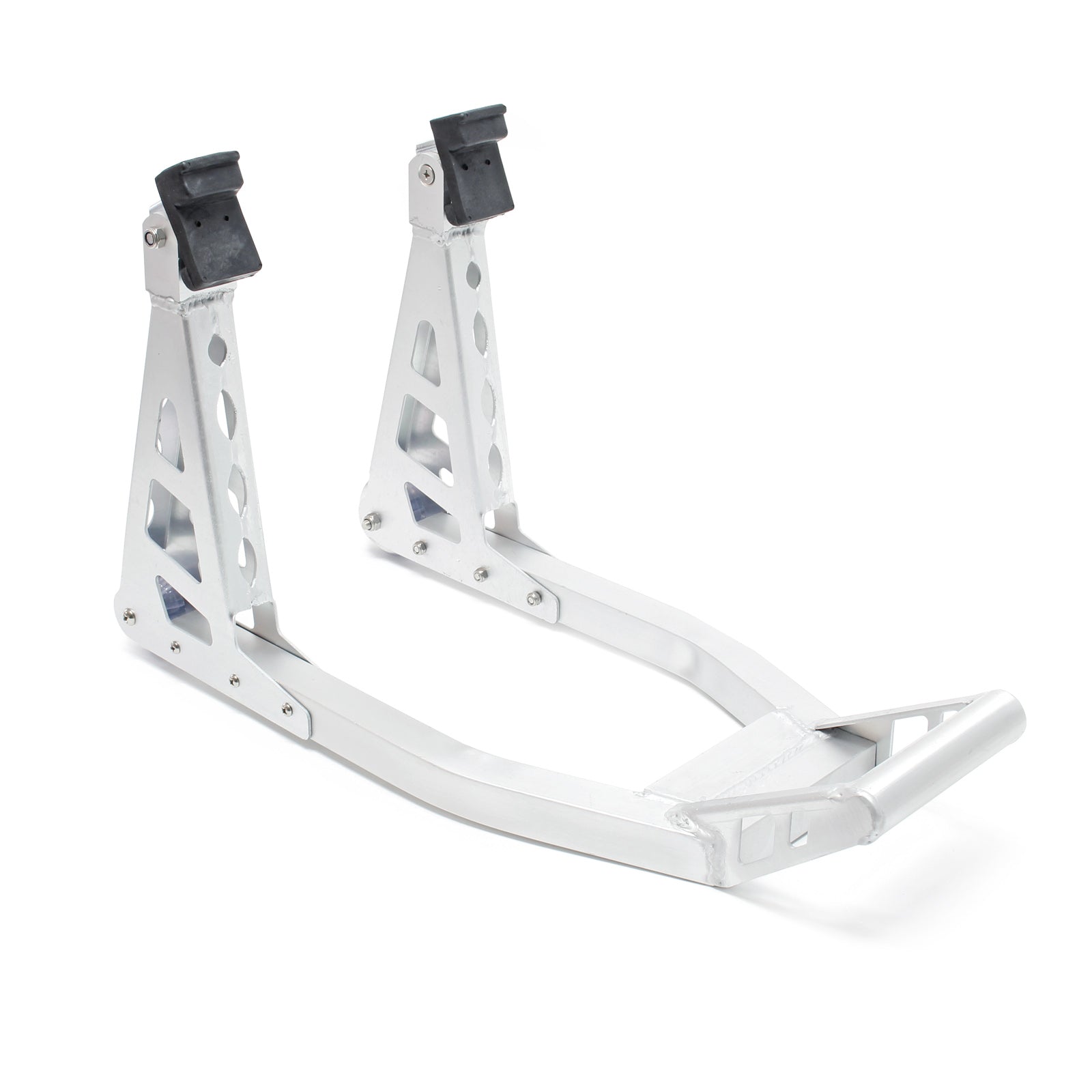 Cavalletto alzamoto universale Cavalletto per ruota anteriore moto Alluminio Bloccaruota