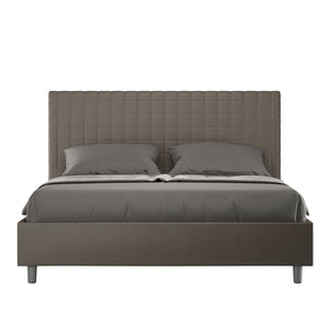 Letto Matrimoniale 160x190 cm con Rete e Contenitore Sunny Cappuccino