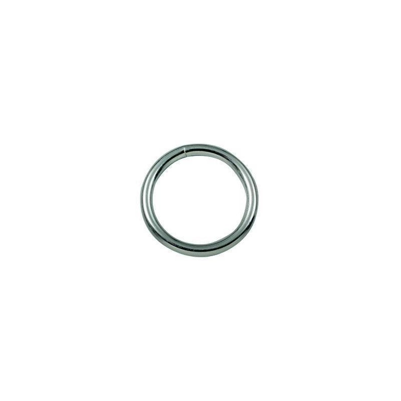 Anelli Saldati Zincocromati Pezzi 40 Filo Mm. 6 Foro Mm.45