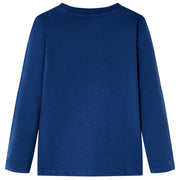 Maglietta da Bambino a Maniche Lunghe Blu Jeans 116