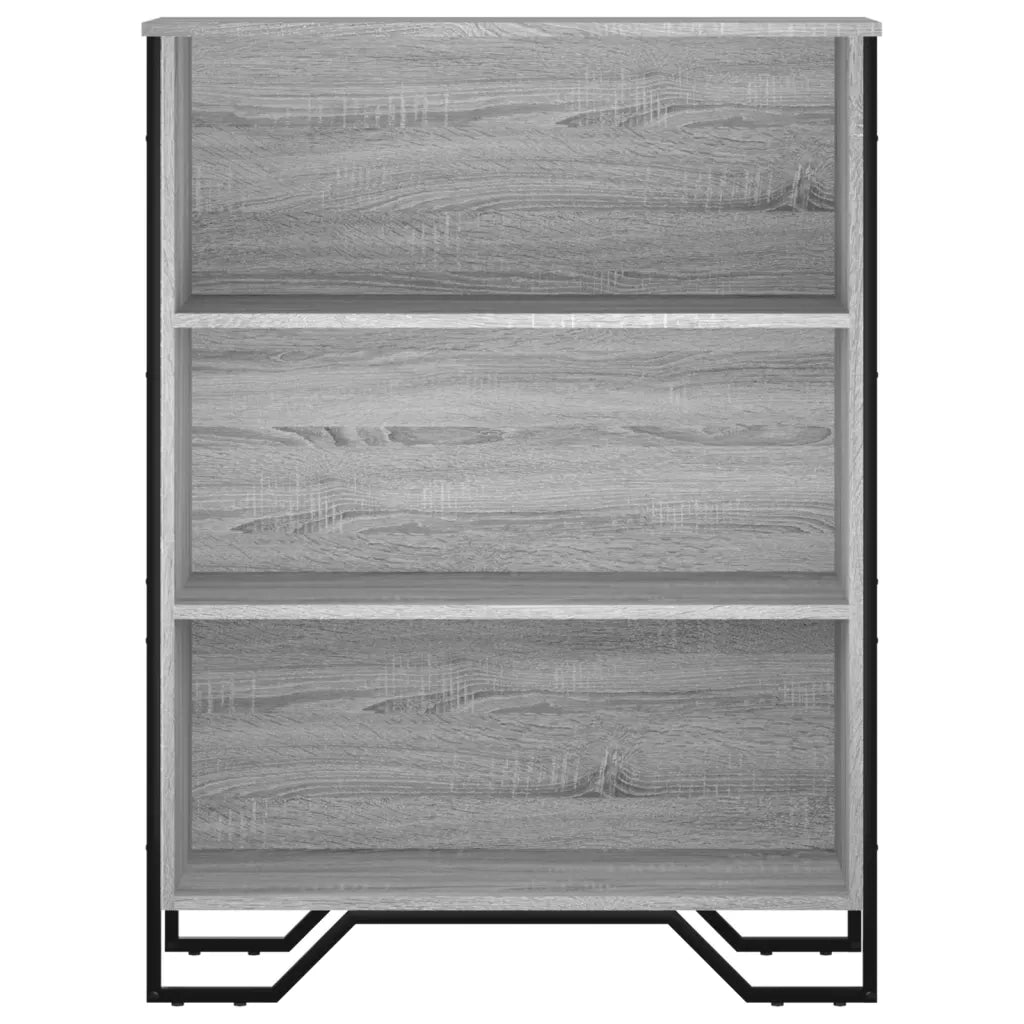 Libreria Grigio Sonoma 80x31x106 cm in Legno Multistrato 848627