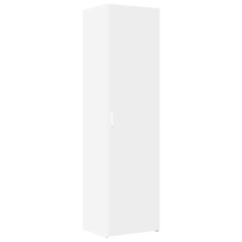 Mobile Sottile Bianco 50x42,5x225 cm in Truciolato