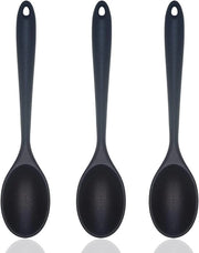 Silicone Spatole Antiaderenti - 3 Pezzi Strumenti di Cucina per Mescolare e Servire
