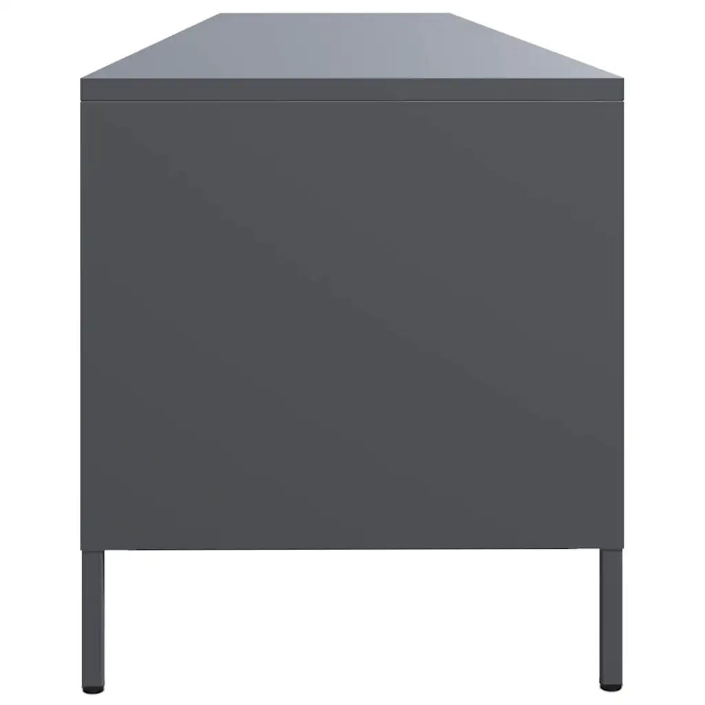 Mobile TV Antracite 202x39x43,5 cm Acciaio Laminato a Freddo 3307157