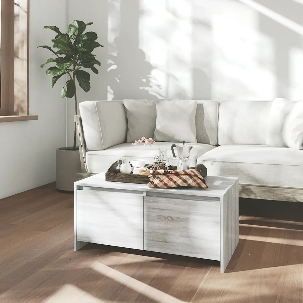 Tavolino da salotto | Tavolino da caff¨¨ | Tavolino da Soggiorno Grigio Sonoma 90x50x41,5 cm in Truciolato