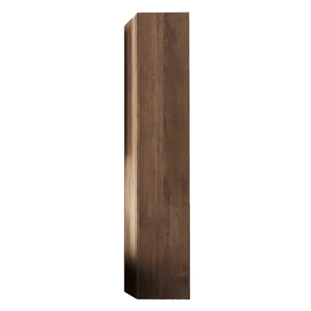 Mobile da bagno sospeso FRASSI – 1 porta – Rovere chiaro – Design moderno