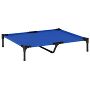 Letto per cane rialzato con trasportino ¨C Zephmum ¨C Blu 92x76x18 cm