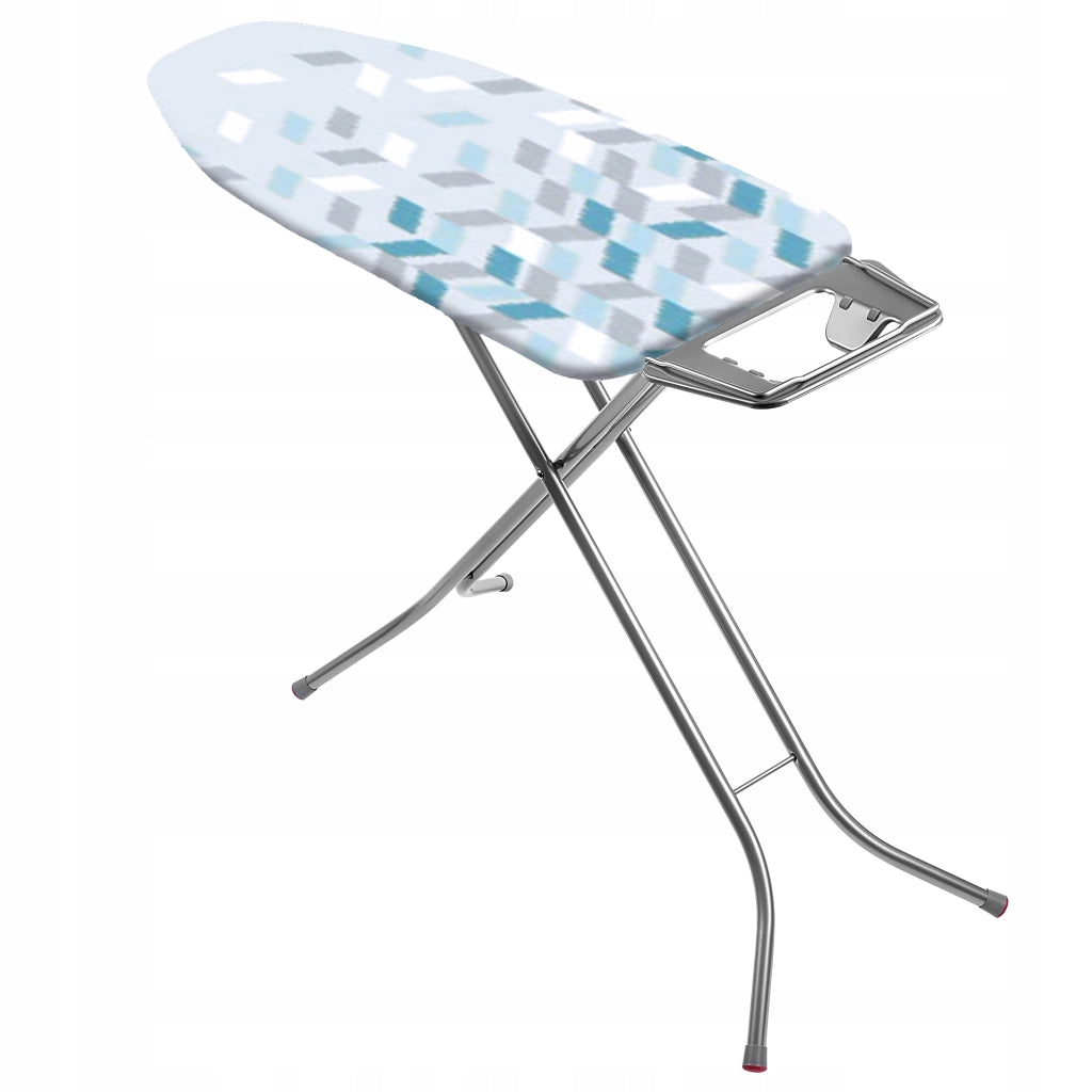 Asse da stiro KADAX 120x38 cm, pieghevole, da tavolo, con supporto per ferro da stiro.