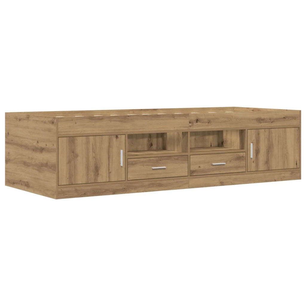 Telaio del letto con storage Rovere Artigianale 80 x 200 cm 3429500