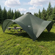 Tenda Party con tetto Verde militare 500 x 500 x 350 cm 42028610