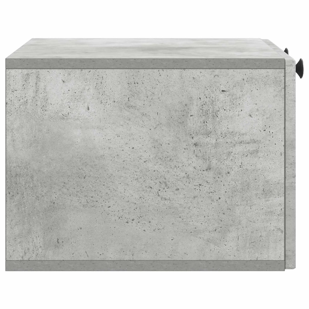 Mobile Porta TV da Muro Grigio Cemento 59,5 x 41 x 30 cm