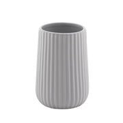 Portaspazzolino Gedy in ceramica grigia | Marika