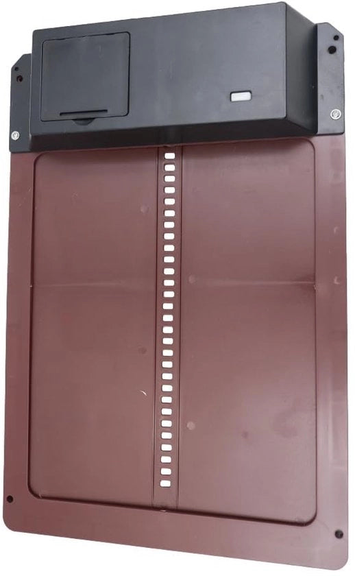 Porta automatica per pollaio - Sensore di luce - Impermeabile - Porta scorrevole - Sicurezza - Facile da utilizzare - Dimensioni 35,5 x 24,5 cm