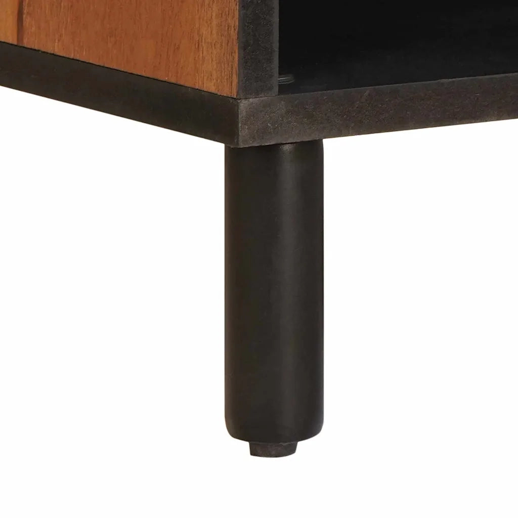 Mobile TV con cassetto Finitura Marrone Acacia 80 x 33 x 46 cm 4017917