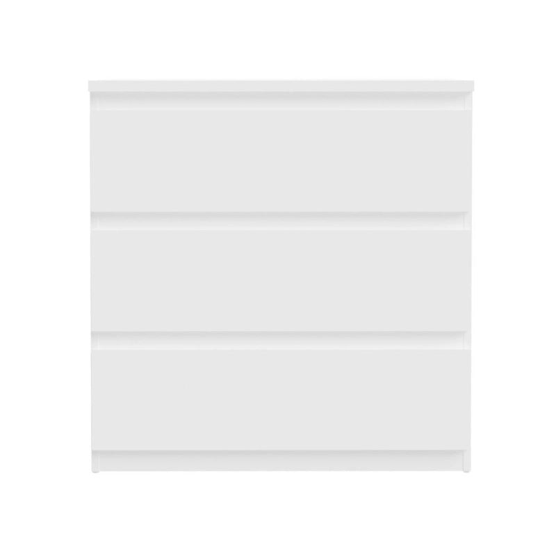 Cassettiera Morgan 3 cassetti 77.2x79.8x42.2 cm. colore bianco