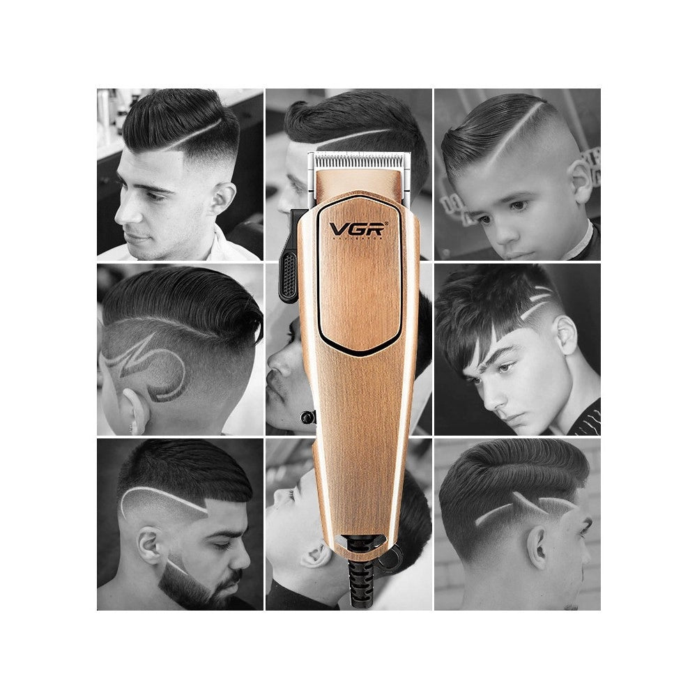 Trade Shop - Tagliacapelli Professionale Con Filo Trimmer Per Uomo Elettrico Clippers V-131 -