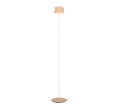 Piantana LED ricaricabile, metallo, sabbia, H 123 cm, Suarez