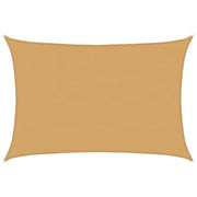 Vela Parasole | Telo Ombra | Vela da ombra 160 g/m2 Rettangolare Sabbia 5x6 m in HDPE