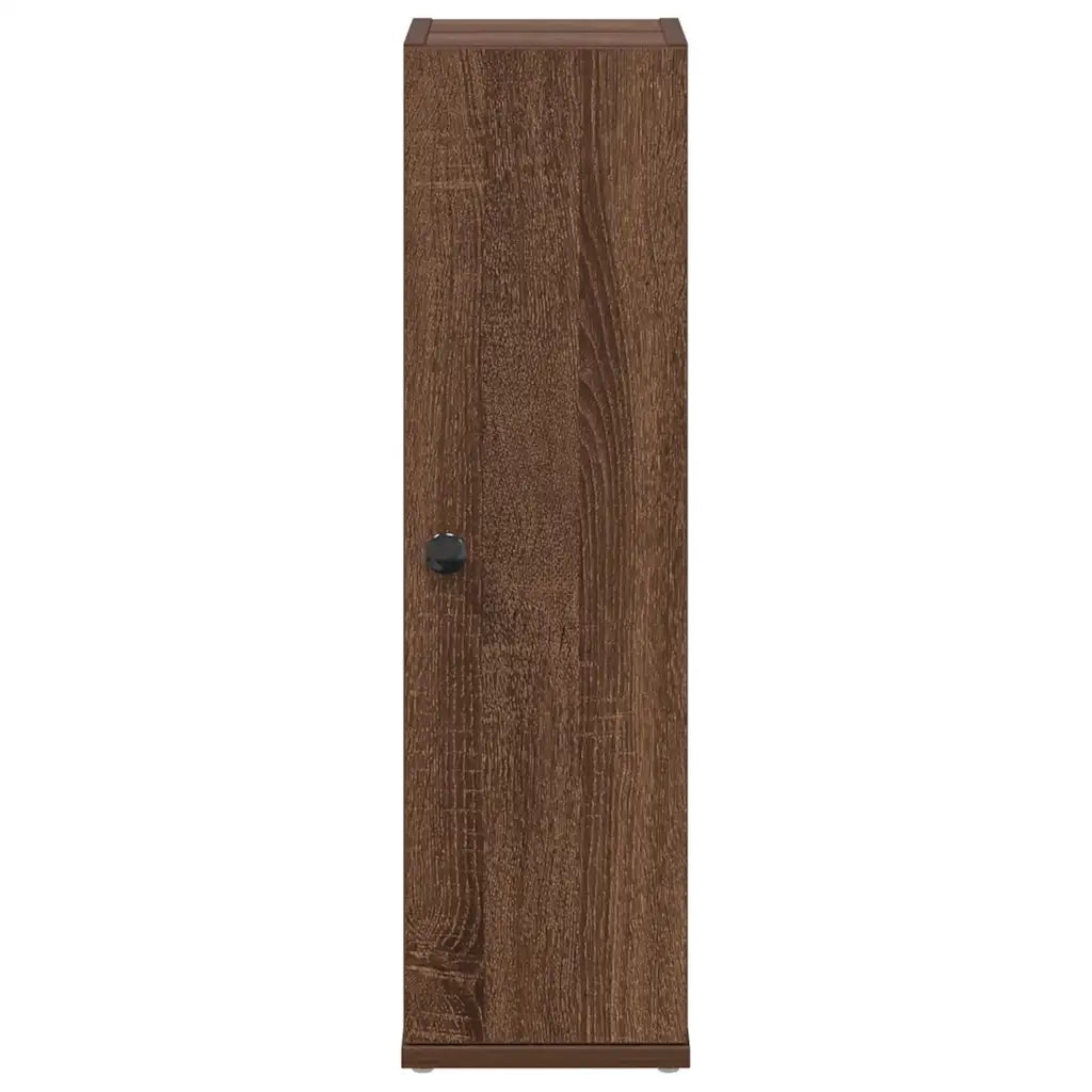Mobile da Bagno con Portarotolo Rovere Marrone 20,5x22x72 cm 858521
