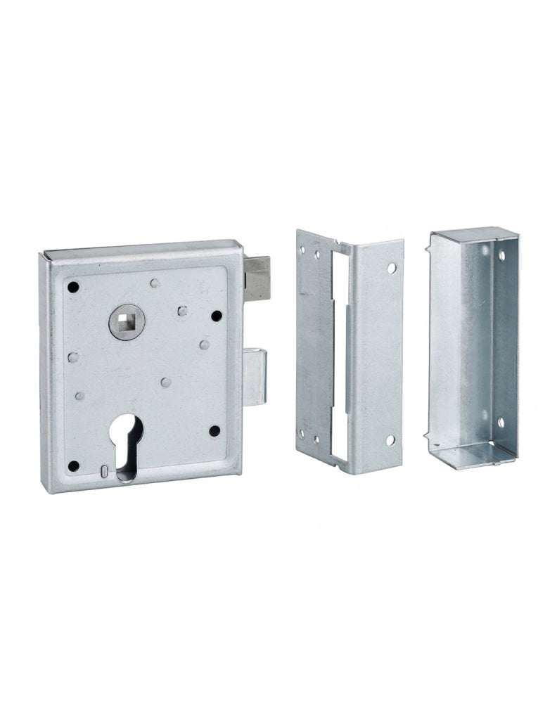 Serratura da applicare ALSACE per cilindro europeo, destra, quadro 8 mm, asse 60 mm, 110 x 70 mm – THIRARD