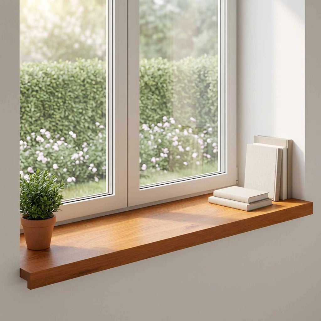 Soglie per finestre 2 pz Marrone 100 x 40 x 2 cm 42050003