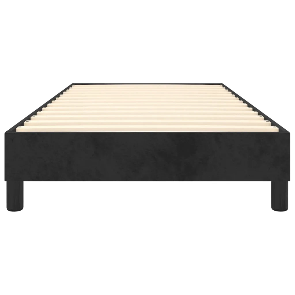 Struttura Letto a Rete a Molle Nero 90x200 cm in Velluto 3120750