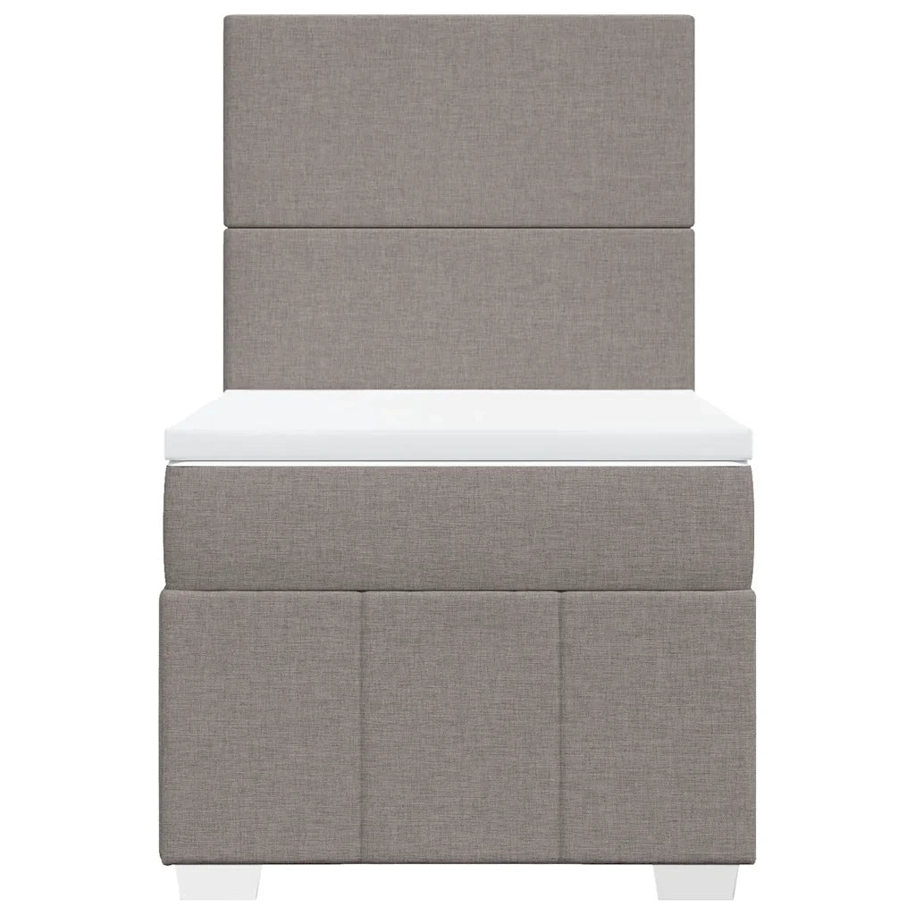 Giroletto a Molle con Materasso Tortora 80x200 cm inTessuto 3293792