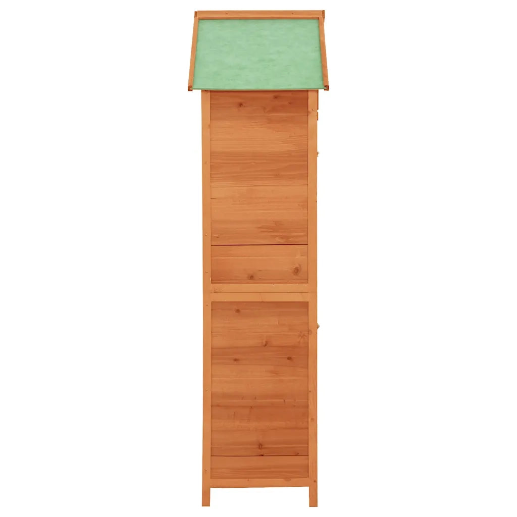 Armadietto da Giardino Marrone 42,5x64x190 cm 41650