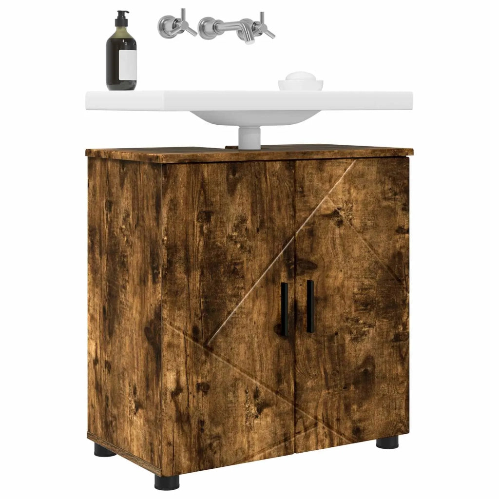 Mobile da Bagno con archiviazione Rovere fumé 61 x 35 x 64 cm 883289