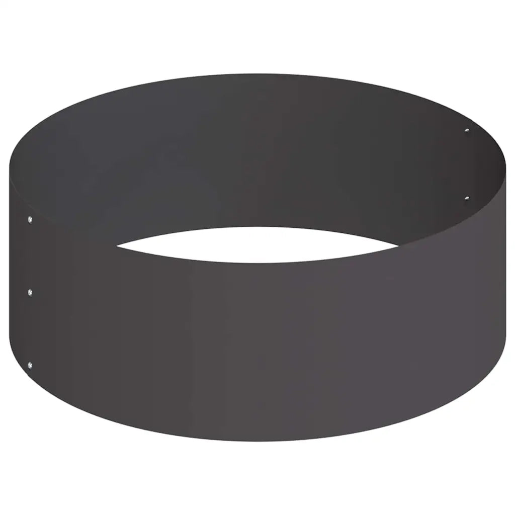 Vaso da giardino Nero 90 x 90 x 20 cm Acciaio laminato a freddo 873648