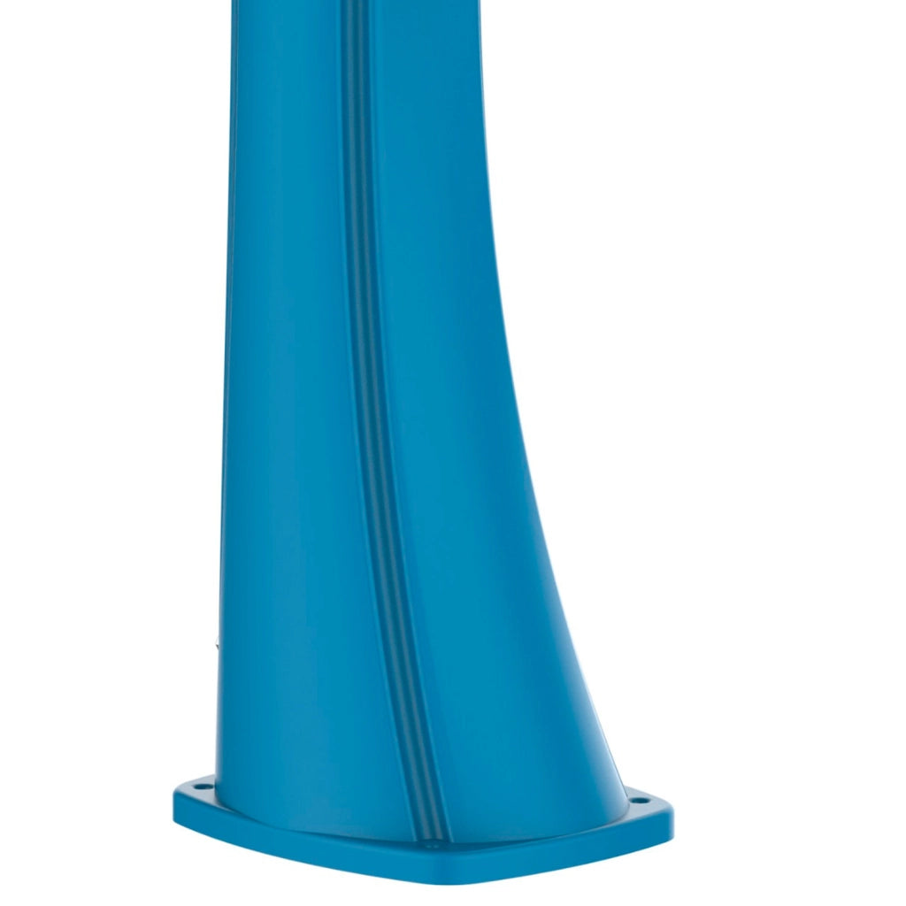 STARMATRIX Doccia Solare Blu RAL5012 in Polietilene HD Altezza 226 cm Serbatoio 40 Litri Soffione Rotondo 1524 cm Ideale per Giardino e Piscina Rio xxl Blue
