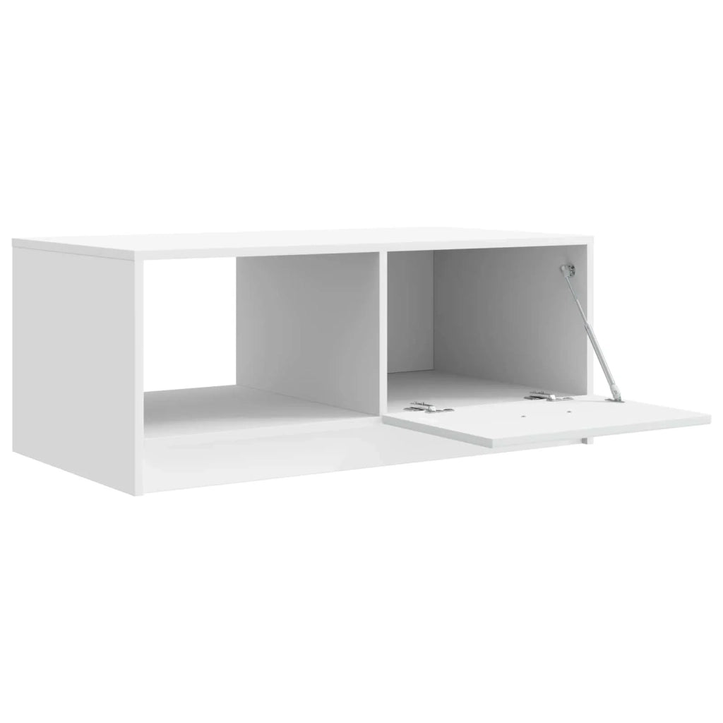 Tavolino da salotto Bianco 90 x 50 x 37 cm Legno ingegnerizzato 895875
