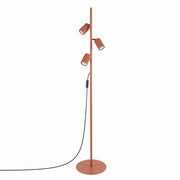 Lampada da terra KARBON 3 ocra rossa