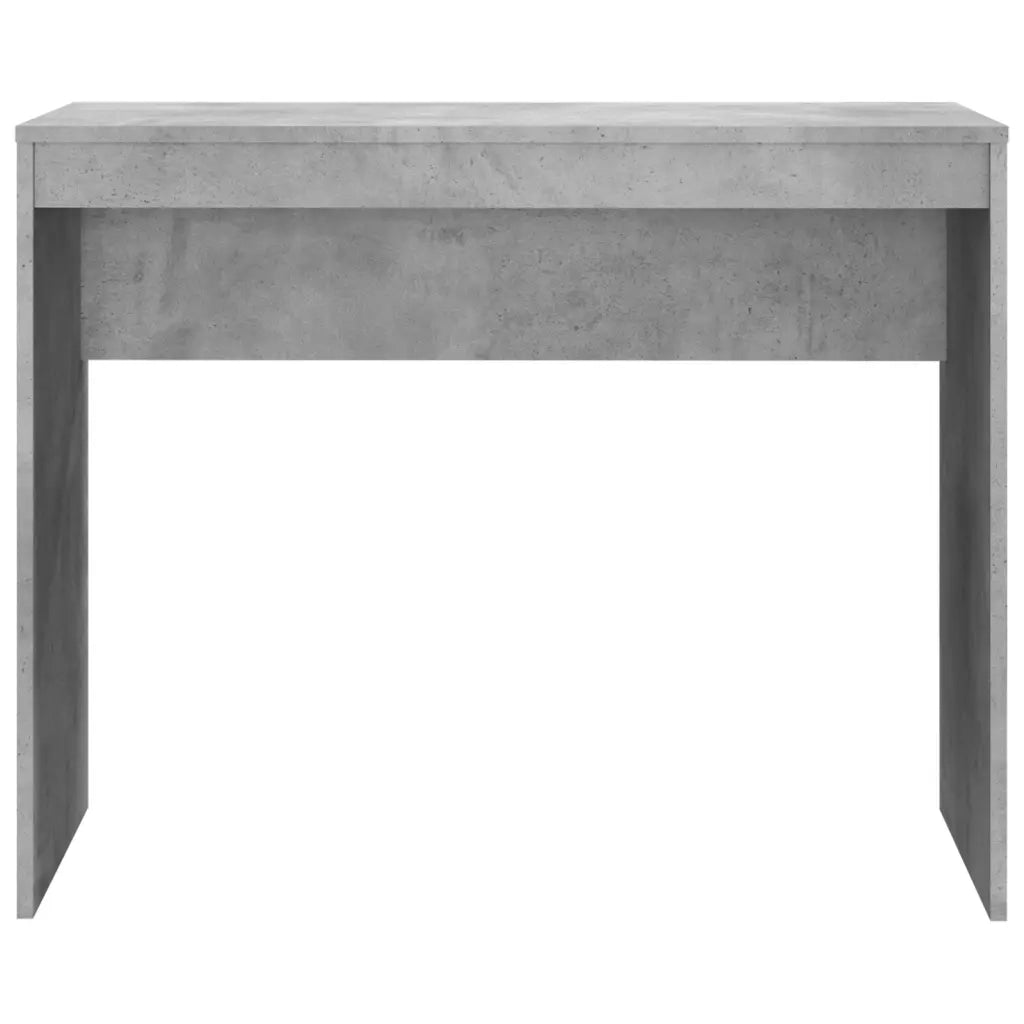 Scrivania-Scrivanie per ufficio e studio-Scrittoio Grigio Cemento 90x40x72 cm in Legno Multistrato