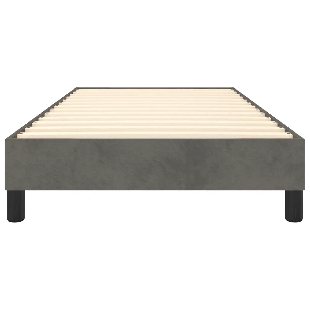 Giroletto a Molle Grigio Scuro 90x190 cm in Velluto cod mxl 62992