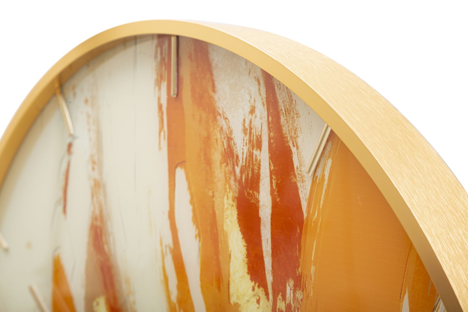 Orologio da Parete Toply 5x60x5 cm in Vetro MDF e Metallo Multicolor