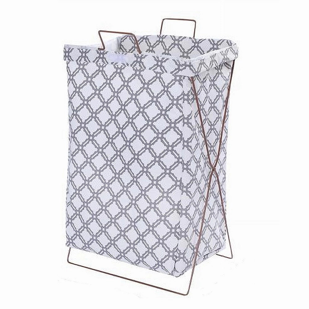 Trade Shop - Cesto Contenitore Porta Biancheria Pieghevole Panni Sporchi Bagno 79214 -