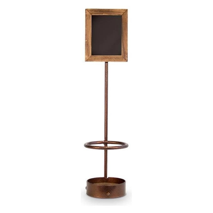 Securit WB-WR-1 lavagna e accessori Nero, Marrone, Legno Melammina, Metallo, Resina, Legno
