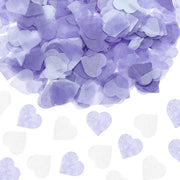 Confezioni di cuori di carta per decorazioni di festa - 2400 pezzi - Decorazione per San Valentino - Blu chiaro
