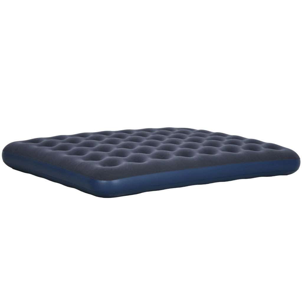 Materasso gonflabile 2 persone con pompa a mano ¨C zephmum ¨C blu