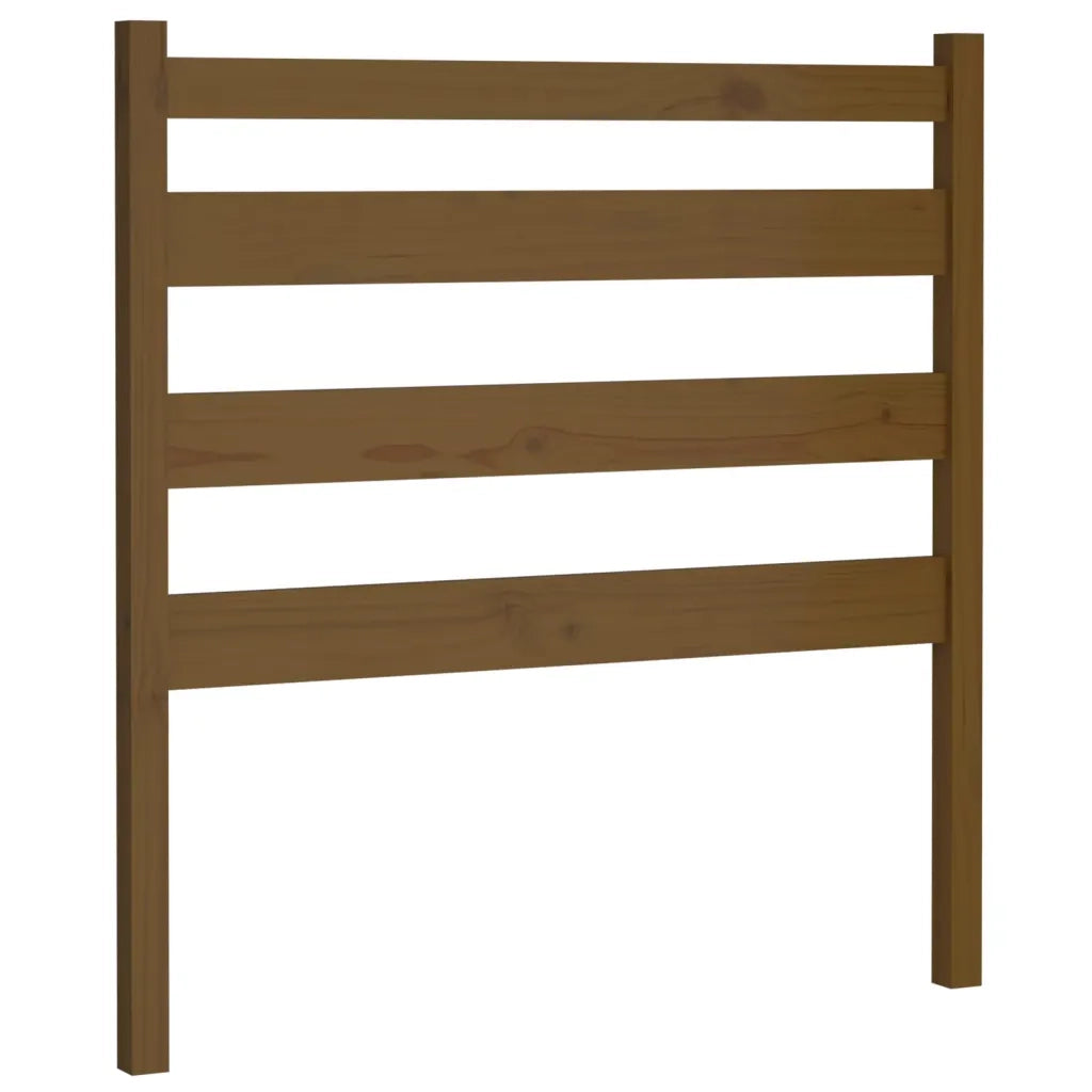 Testiera per Letto ambra 106x4x100 cm in Legno Massello di Pino 818408