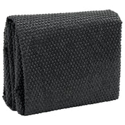 Pellicola Galleggiante Solare PE per Piscina 488 cm Nero e Blu CFW7255114