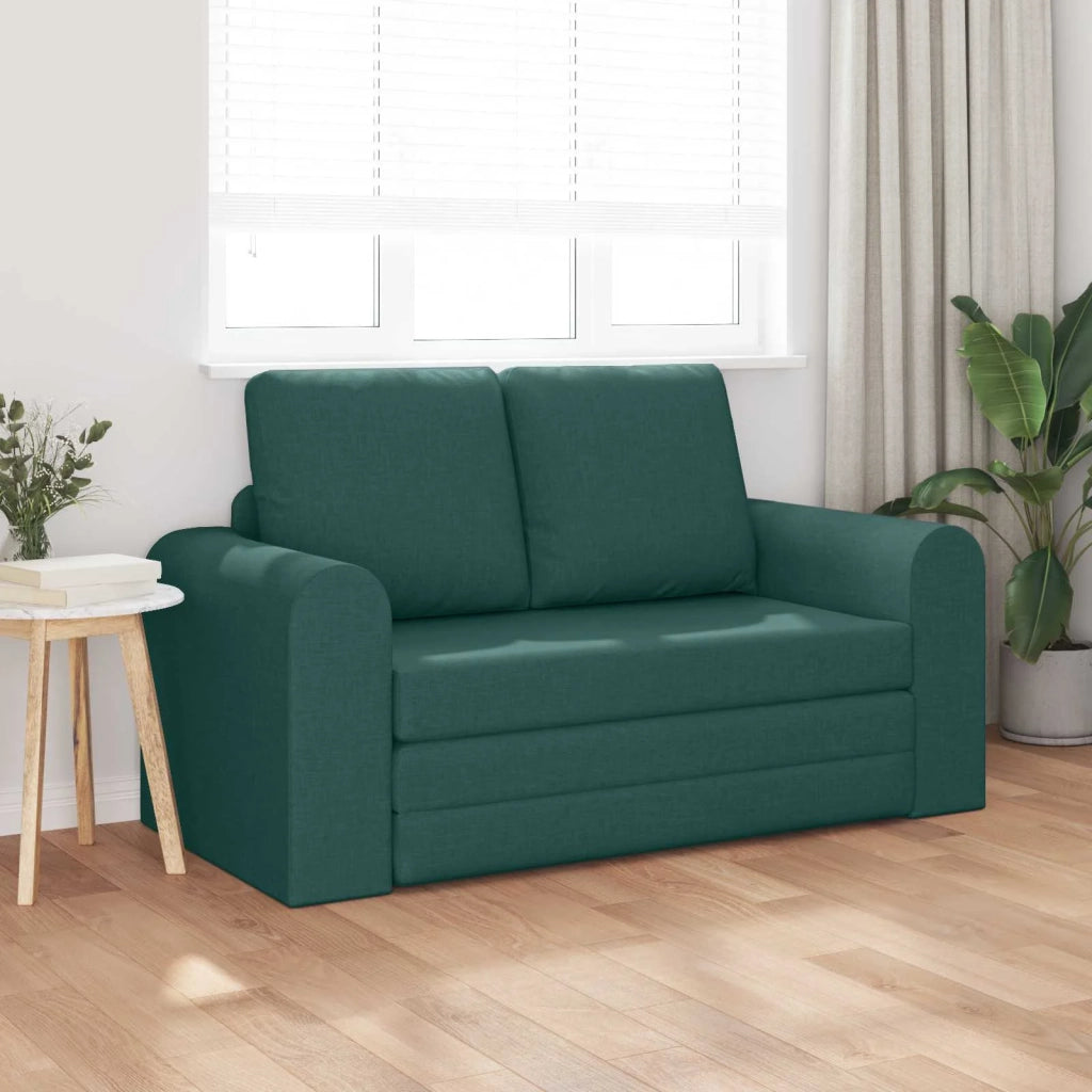 Divano letto 60cm Verde Scuro Tessuto 4106677