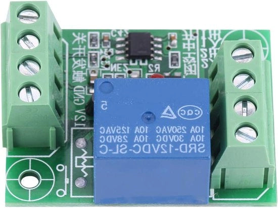 Relè di Controllo a Circuito Bistabile a Canale Singolo per Alimentazione DC12V.